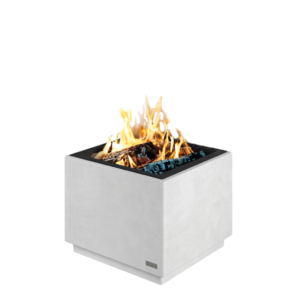 <h3 class='my-3'>Air Fire Pit</h3><p>Designed to burn natural firewood or charcoal, the Nordpeis Air Fire Pit will provide the warmth and atmosphere at the centre of your outdoor experiences for years to come. An optional windbreak with steel grill and anti-drip strip is available, allowing you to barbecue on your Air Fire Pit. <br/><br/> Includes Protective Lid</p><h4 class='slab mt-4'>From £895</h4>