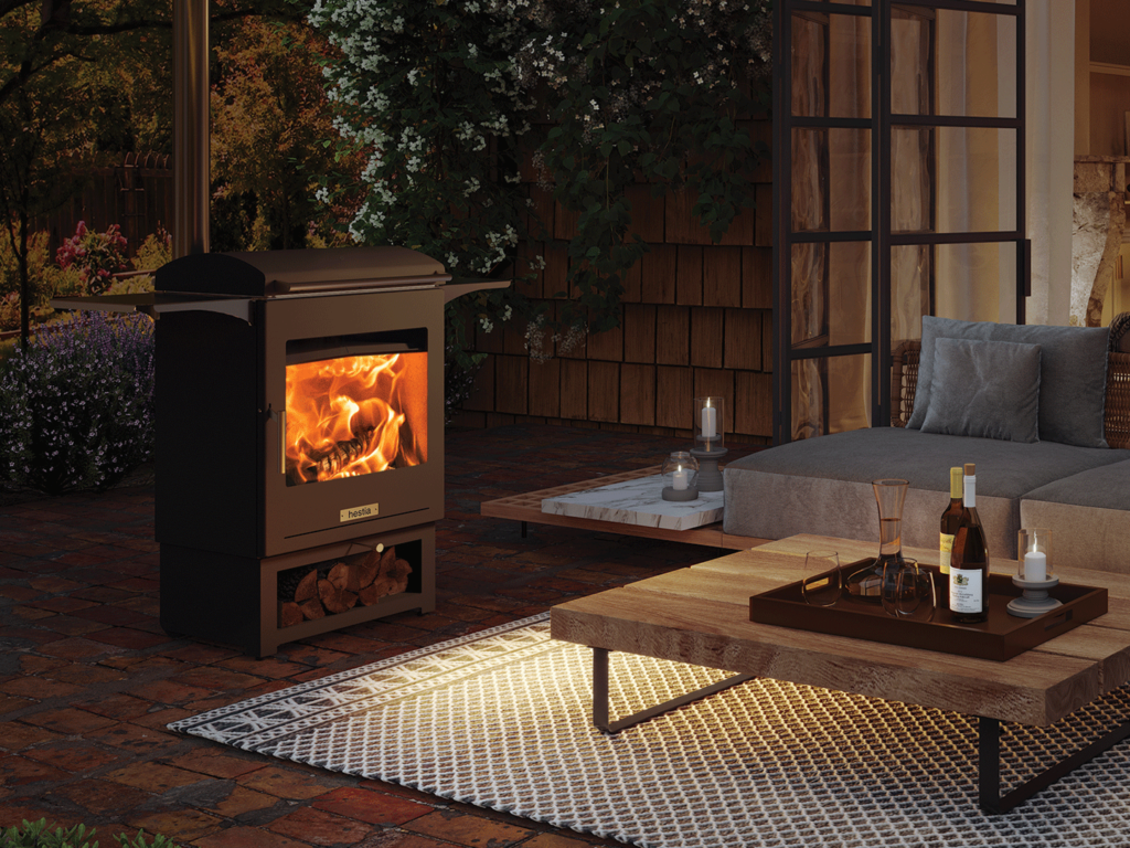Hestia Outdoor Heat and Cook Wood Stove
